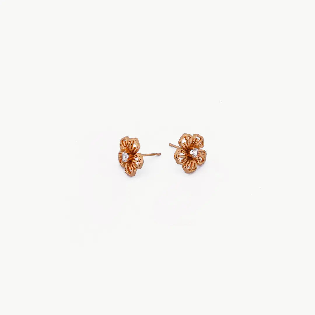 Blossom Charm Stud Earrings Tvayi