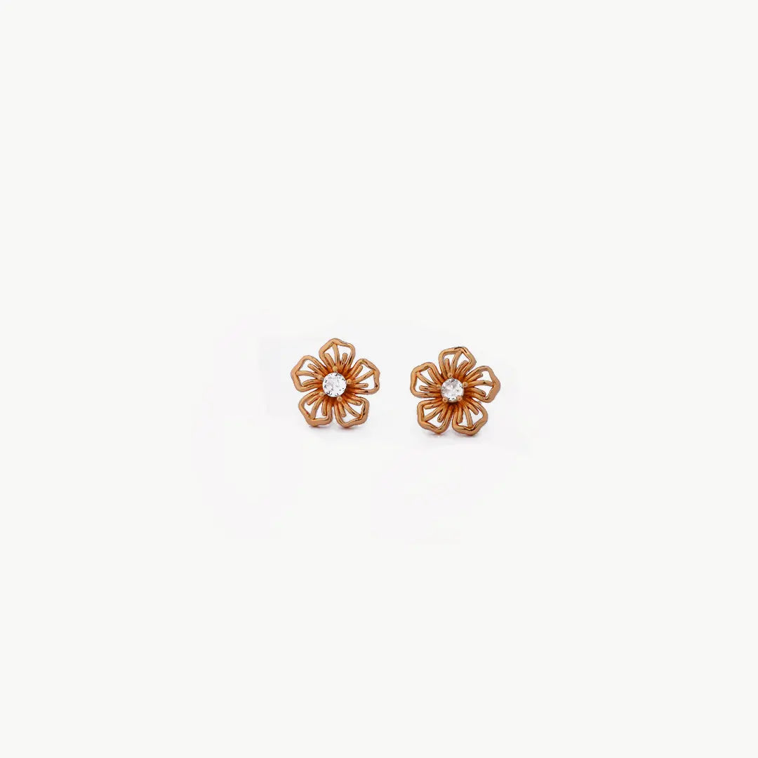 Blossom Charm Stud Earrings Tvayi