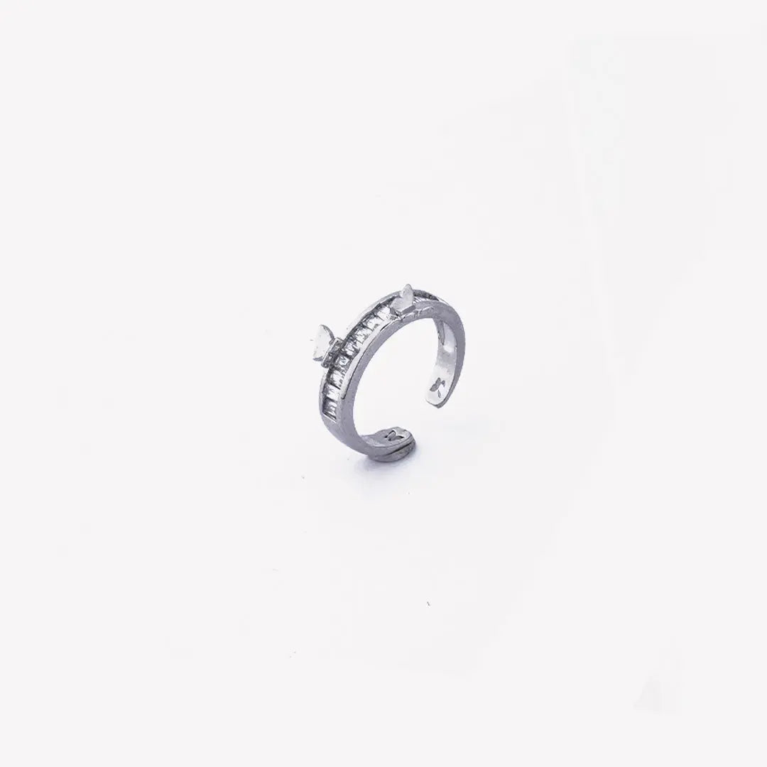 Butterfly Sterling Silver Ring Tvayi
