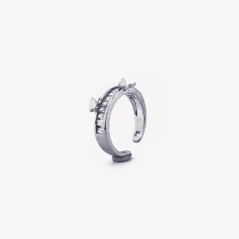 Butterfly Sterling Silver Ring Tvayi