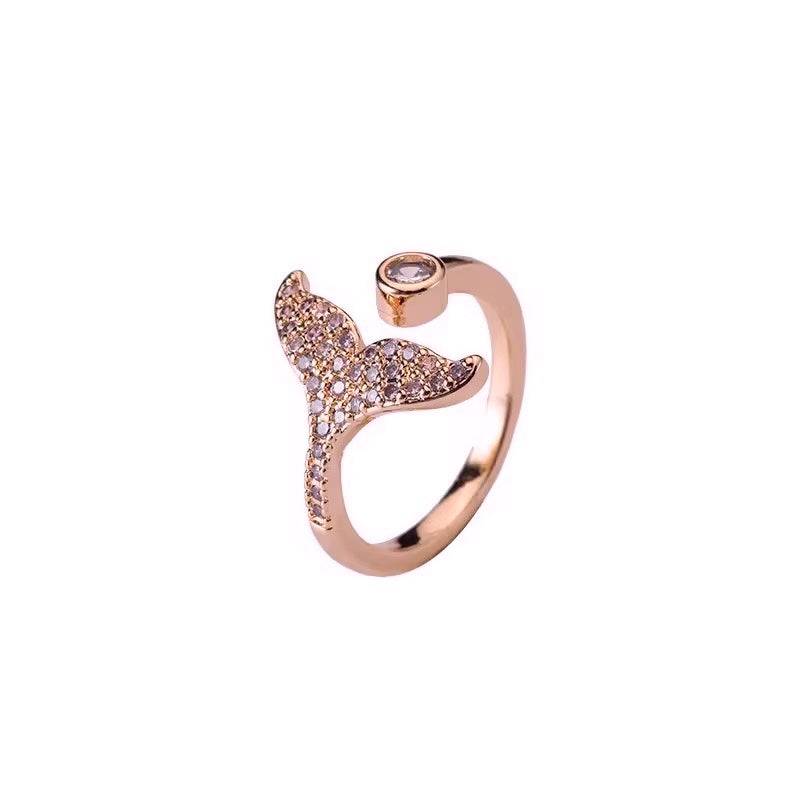 Mermaid Rose Gold Ring | Tvayi