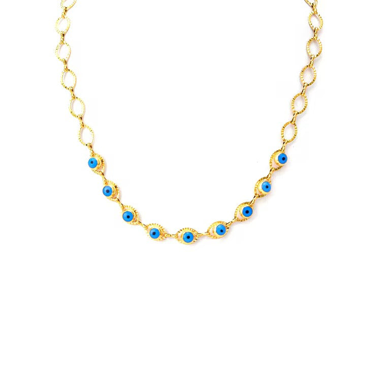Azure Gaze Necklace | Tvayi