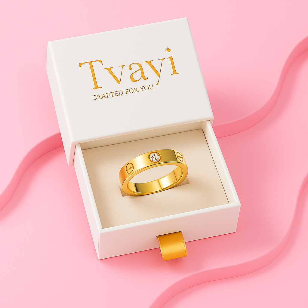 Bold Luxe Screw Ring | Tvayi