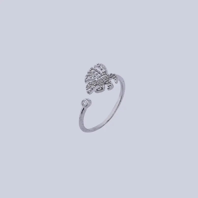 Leaf Open Wrap Ring | Tvayi Jewellery