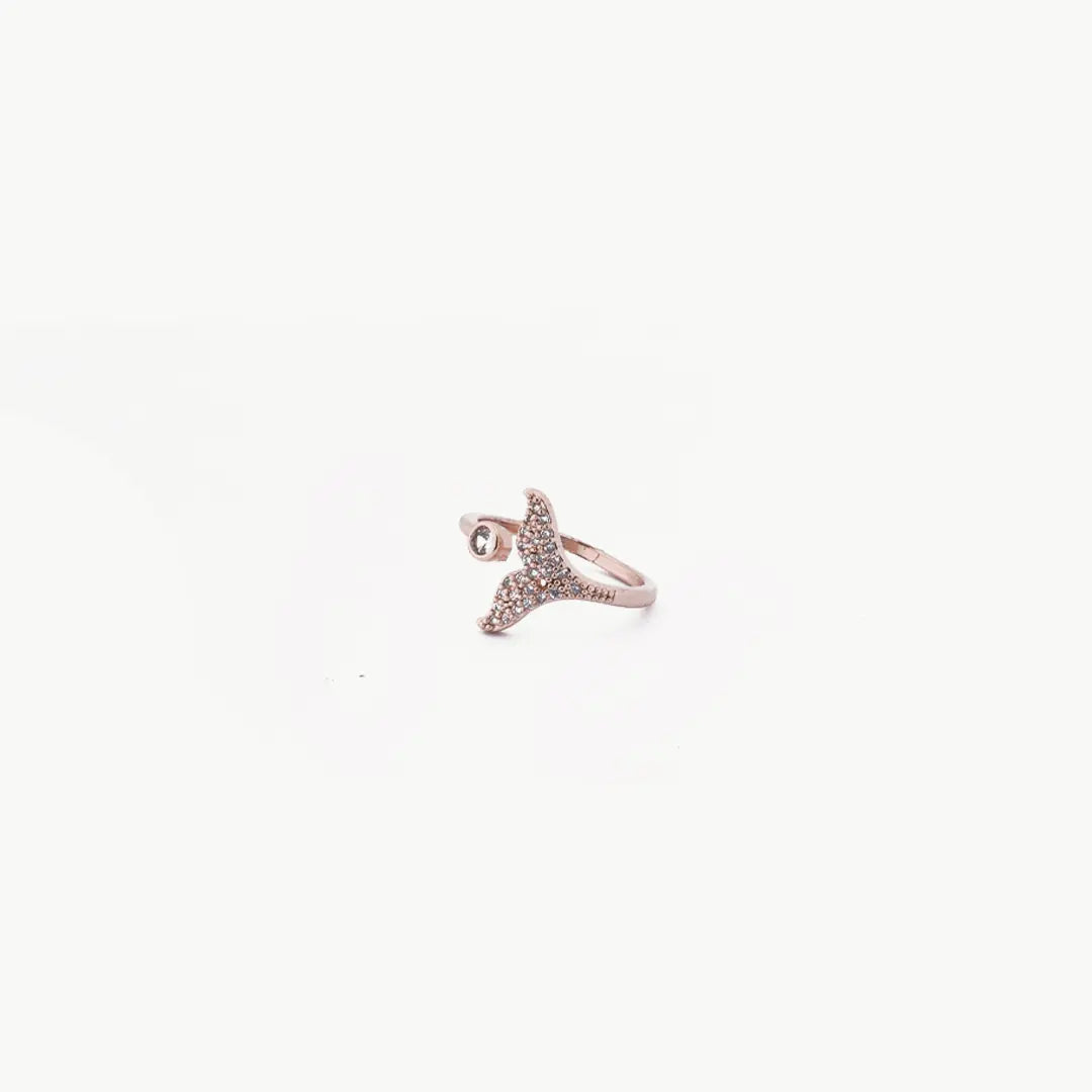 Mermaid Rose Gold Ring | Tvayi