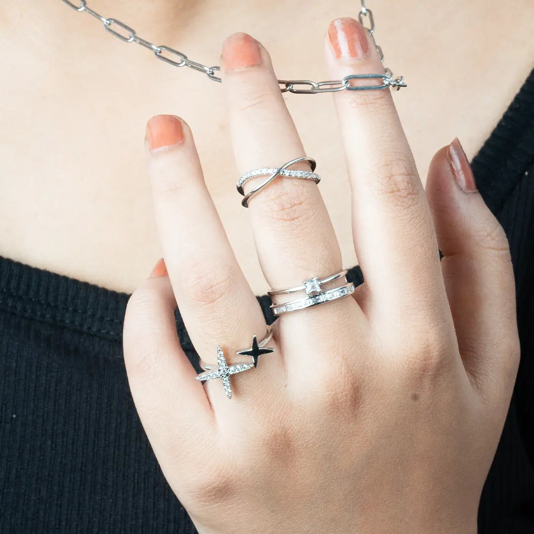 Sienna Classic Ring (Anti-Tarnish) | Tvayi Jewellery