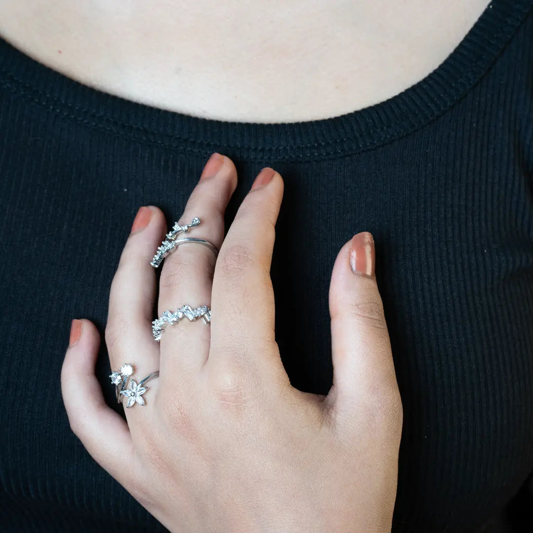 Stone Studded Ring Tvayi