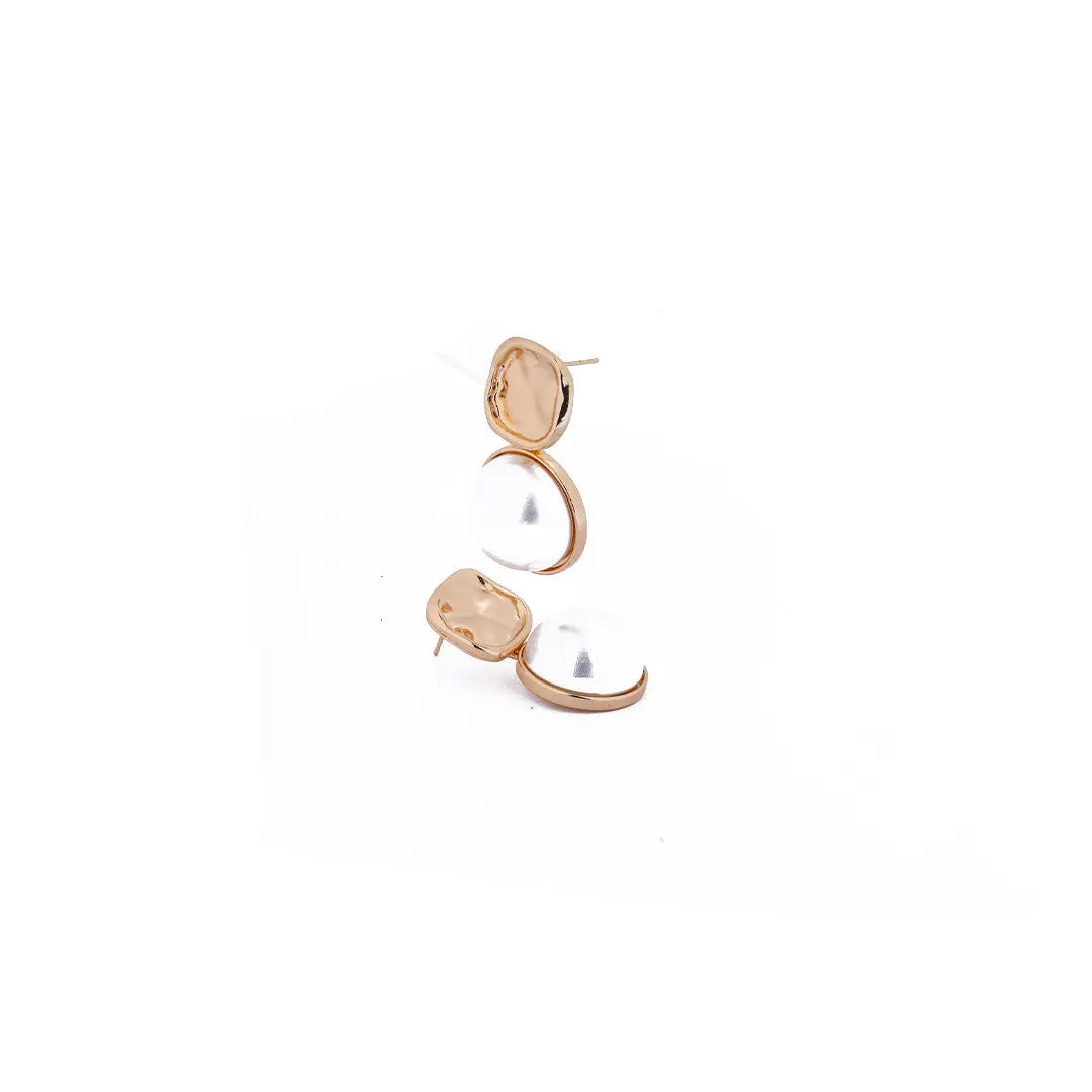 Western Style Pearl Drop Earrings Tvayi