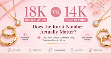 18K Gold Plating vs 14K Gold Plating: Does the Karat Number Actually Matter? Tvayi