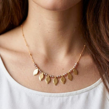 Anti tarnish 18 k gold plated jewellary by Tvayi