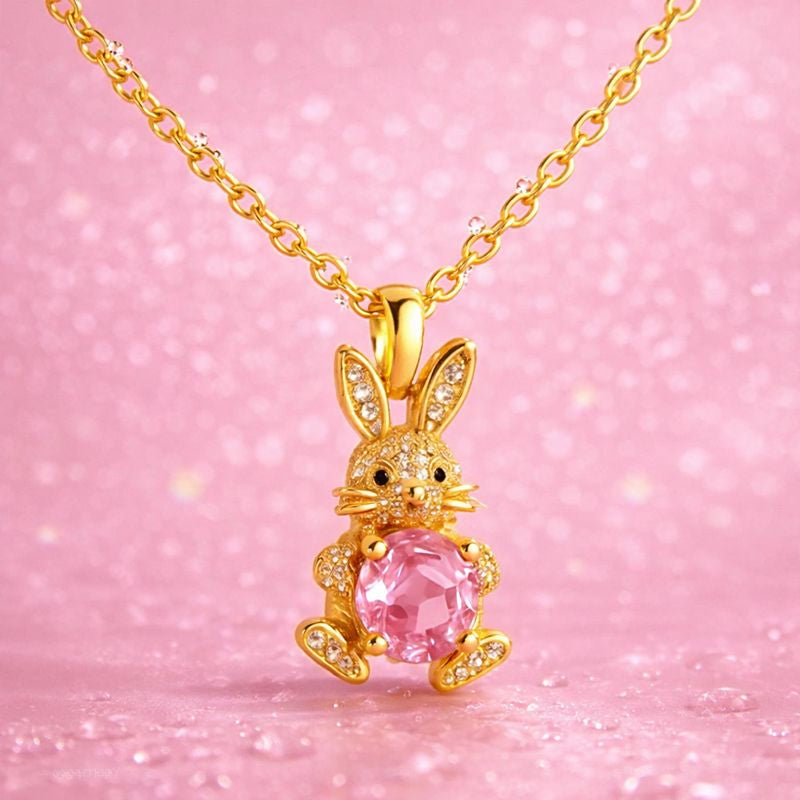 18K Gold Plated Bunny Blush Pendant – Demi-Fine Jewellery | Tvayi