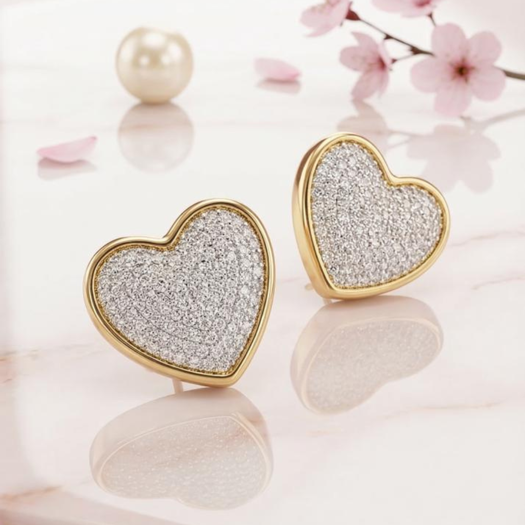 Heart Earrings | Tvayi