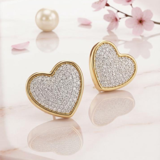 Heart Earrings | Tvayi
