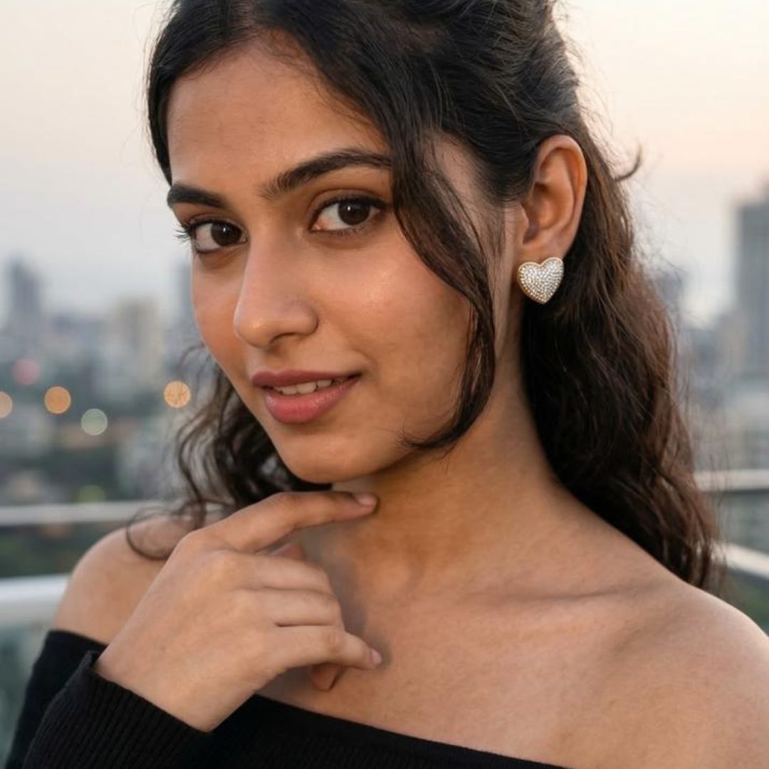 Heart Earrings | Tvayi