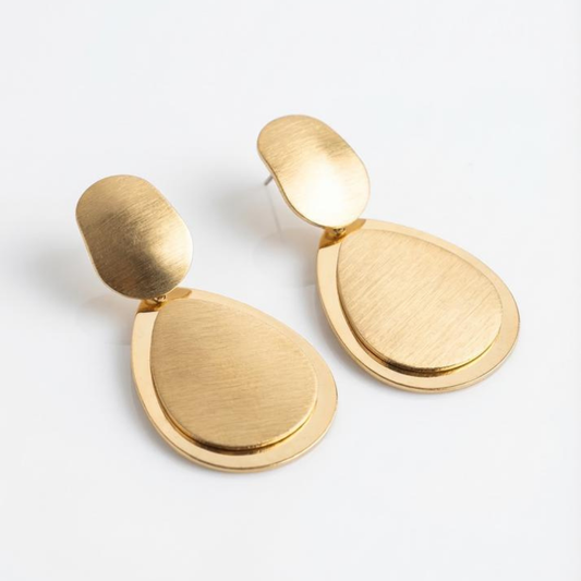 Disc Dangle Earrings | Tvayi