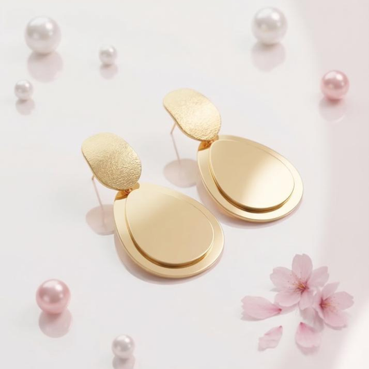 Disc Dangle Earrings | Tvayi