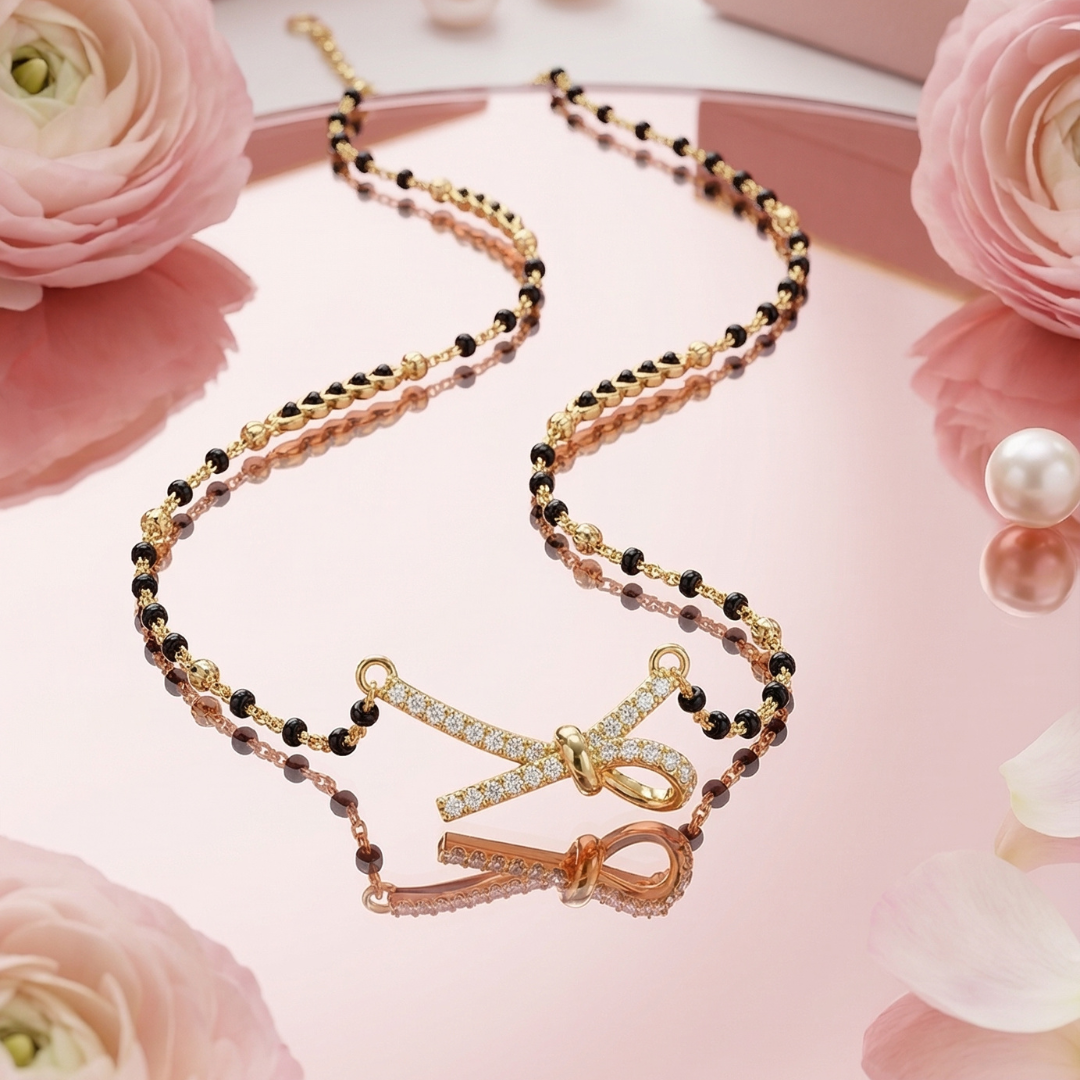 Bow Mangalsutra | Tvayi