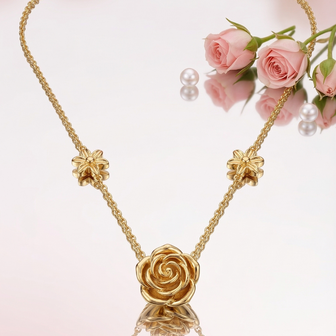 Rose Pendant | Tvayi