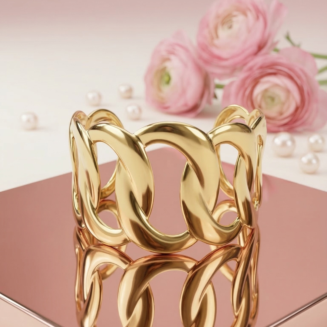 Bijoux Bronx Bracelet - 18kt gold-plated | Tvayi