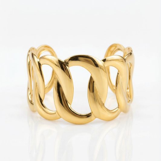 Bijoux Bronx Bracelet - 18kt gold-plated | Tvayi