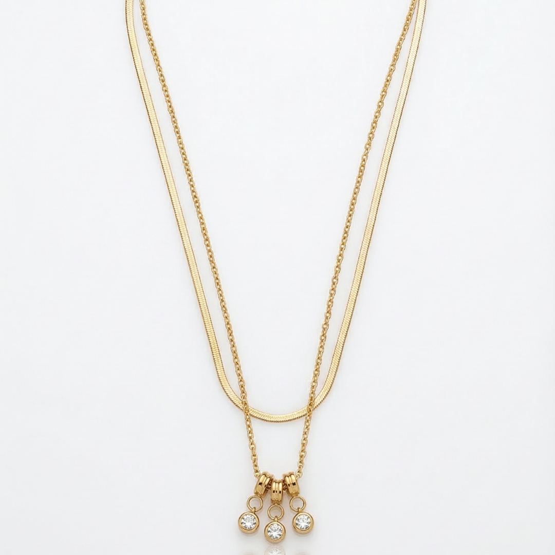 Layered Necklace | Tvayi
