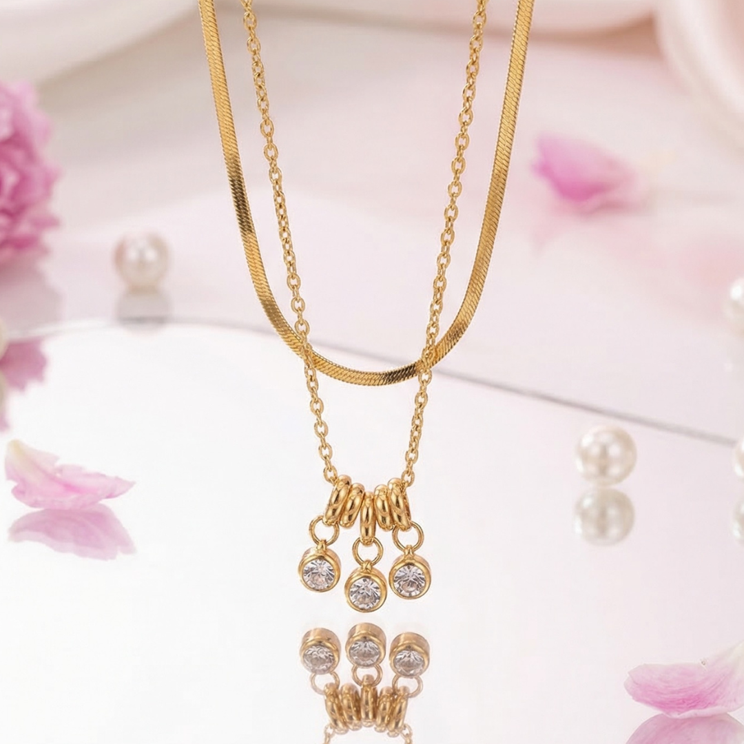 Layered Necklace | Tvayi