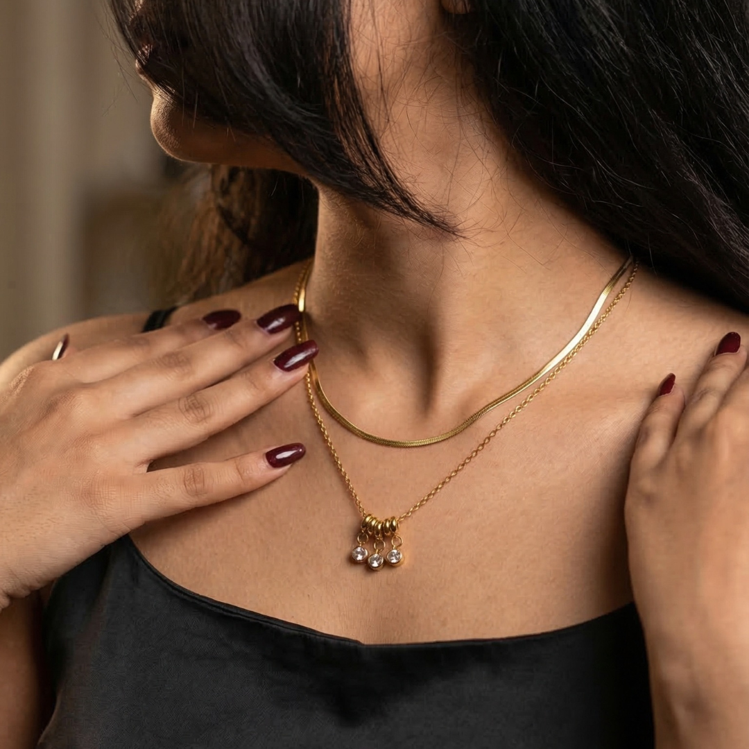 Layered Necklace | Tvayi