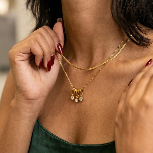 Layered Necklace | Tvayi