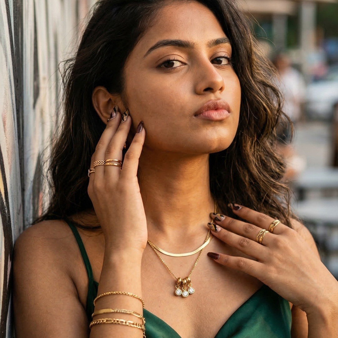 Layered Necklace | Tvayi