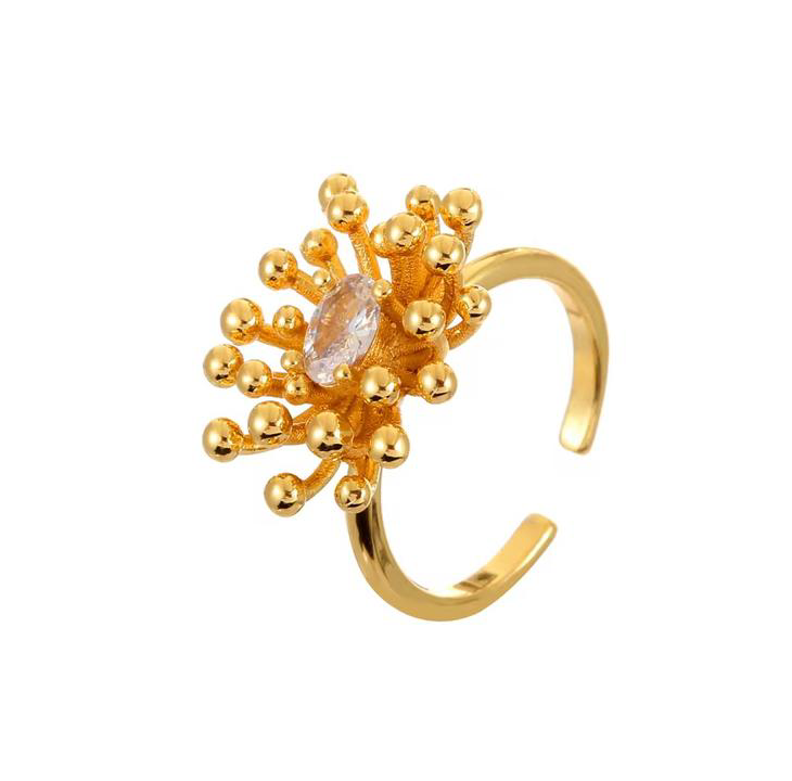 Radiant Burst Flower ring | Tvayi