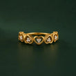 9KT Gold Heart Lab Grown Diamond Ring for Women | Elegant Love Band | Tvayi