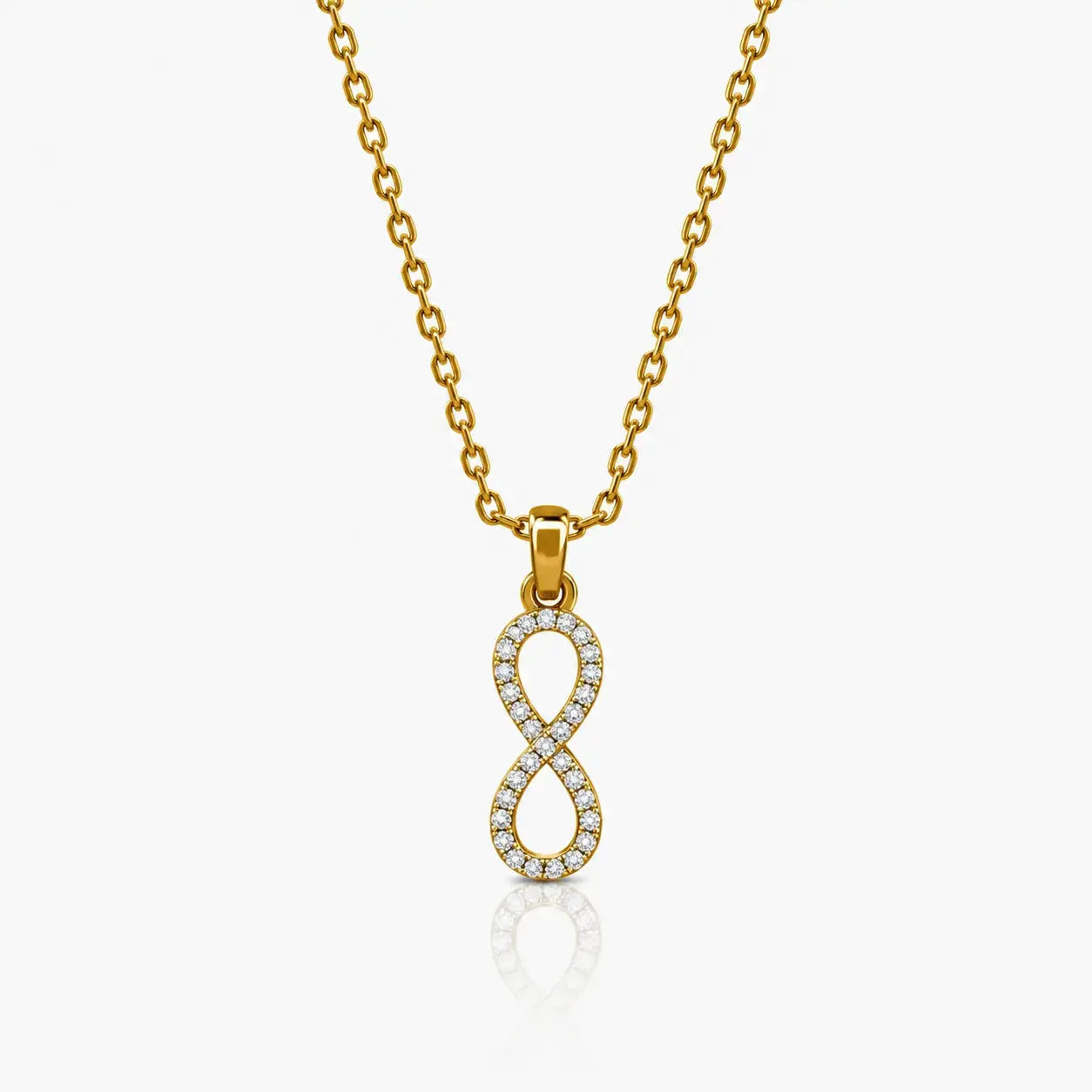9KT Gold Lab Grown Diamond Butterfly Pendant Necklace for Women | Elegant Fine Jewelry | Tvayi