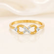 9KT Gold Lab Grown Diamond Eternity Ring for Women | Diamond Band Ring | Gift for Her | Tvayi
