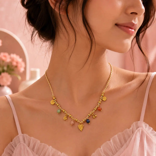 Aurelia Treasure Charm Necklace | Tvayi