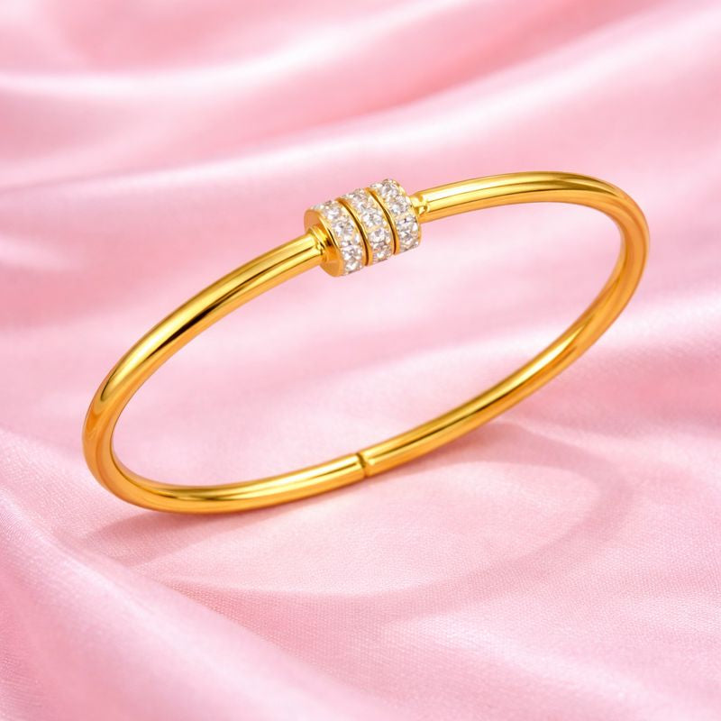 Aurora 18K Gold Plated Demi-Fine Bracelet | Waterproof Gold Vermeil Jewellery for Women | Tvayi