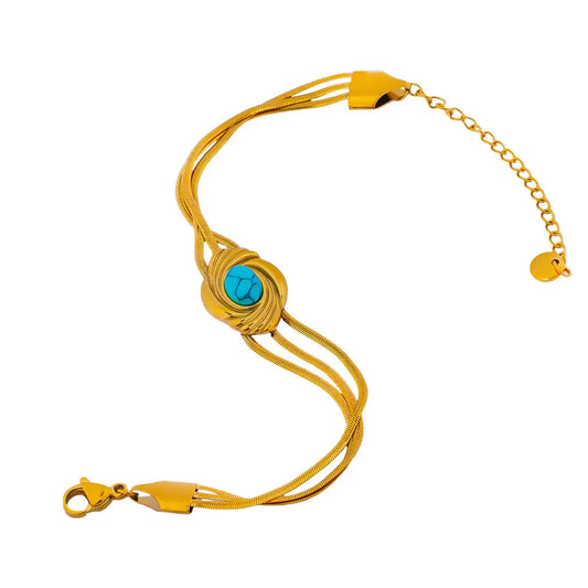 Azure Embrace Bracelet Tvayi