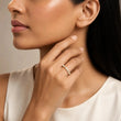 Celeste Diamond Eternity Ring in 9KT Gold | Tvayi