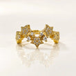 Celestia Star Adjustable Ring – 18K Gold Plated | Tvayi