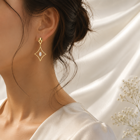 Celeste Prism Lab-Grown Diamond Drop Earrings