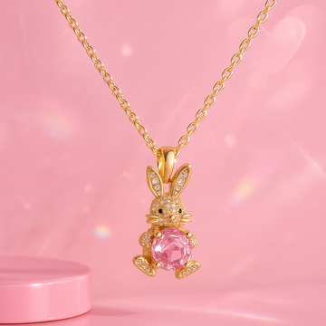 Bunny Blush Pendant Necklace | Tvayi