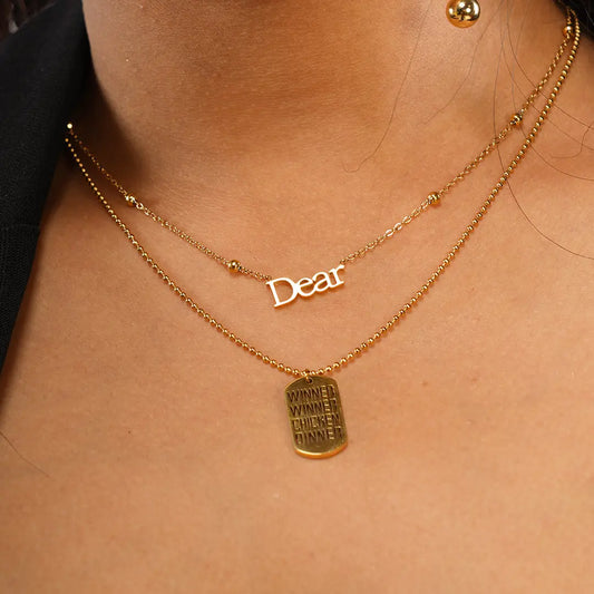 Dear Winner Necklace | Tvayi