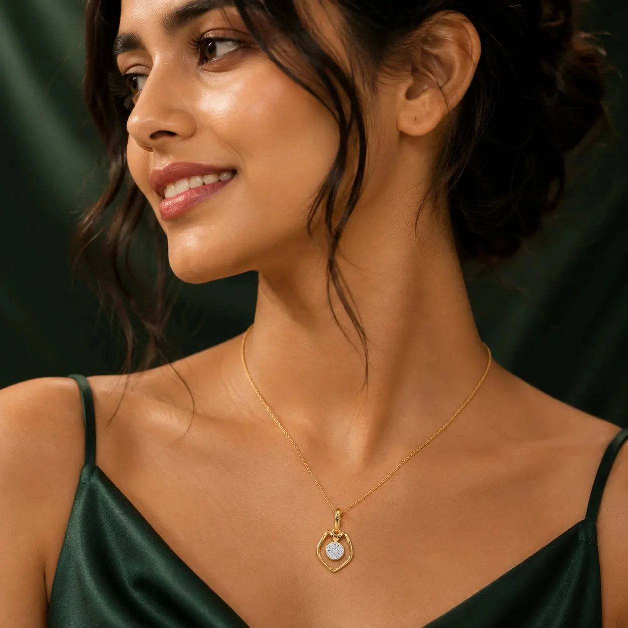 Eternal Glow Lab-Grown Diamond Pendant Necklace Tvayi