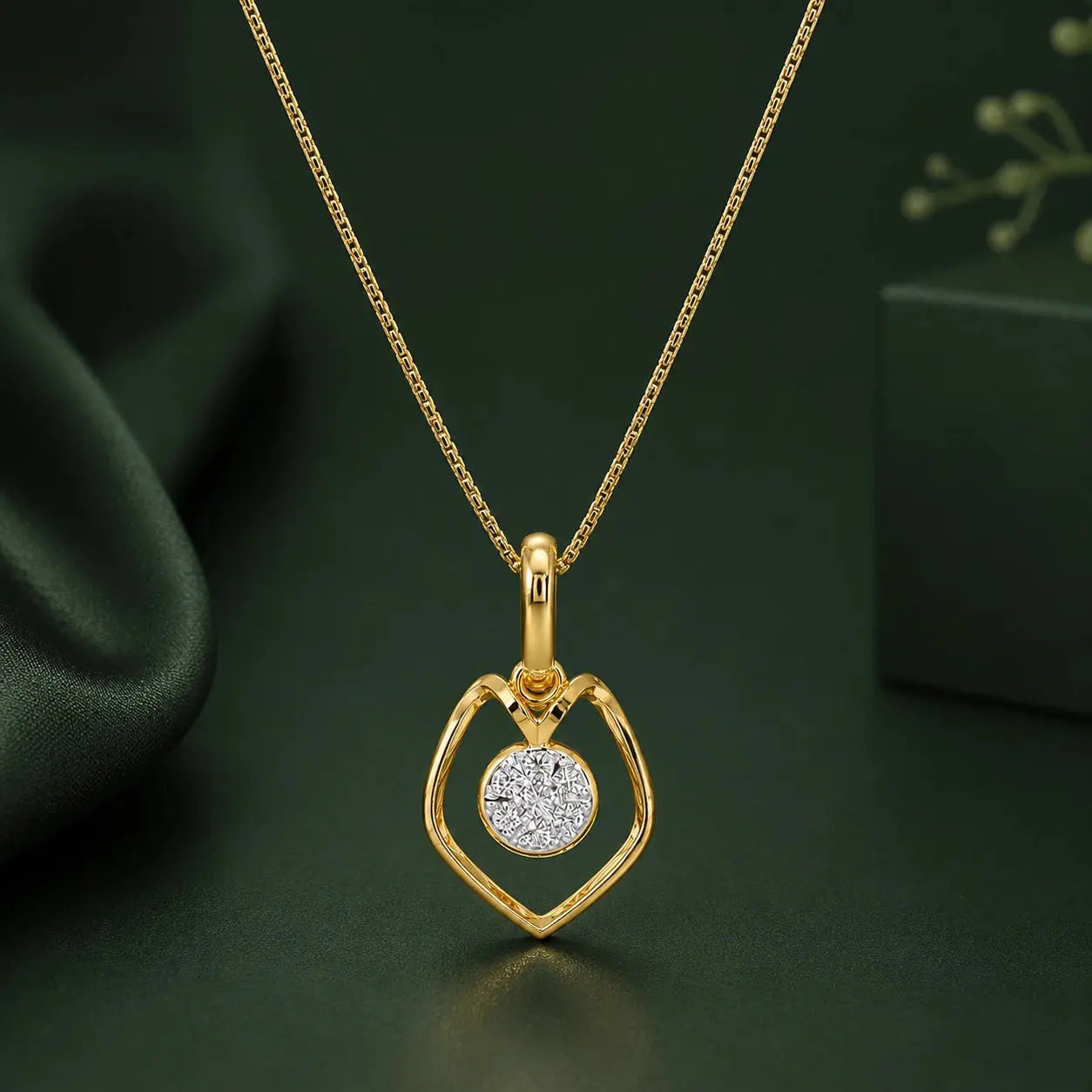 Eternal Glow Lab-Grown Diamond Pendant Necklace Tvayi