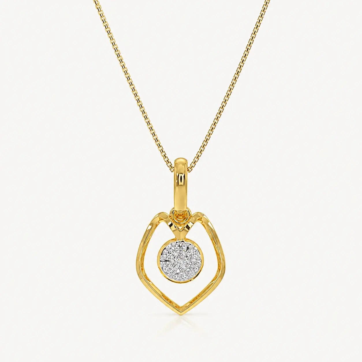 Eternal Glow Lab-Grown Diamond Pendant Necklace Tvayi