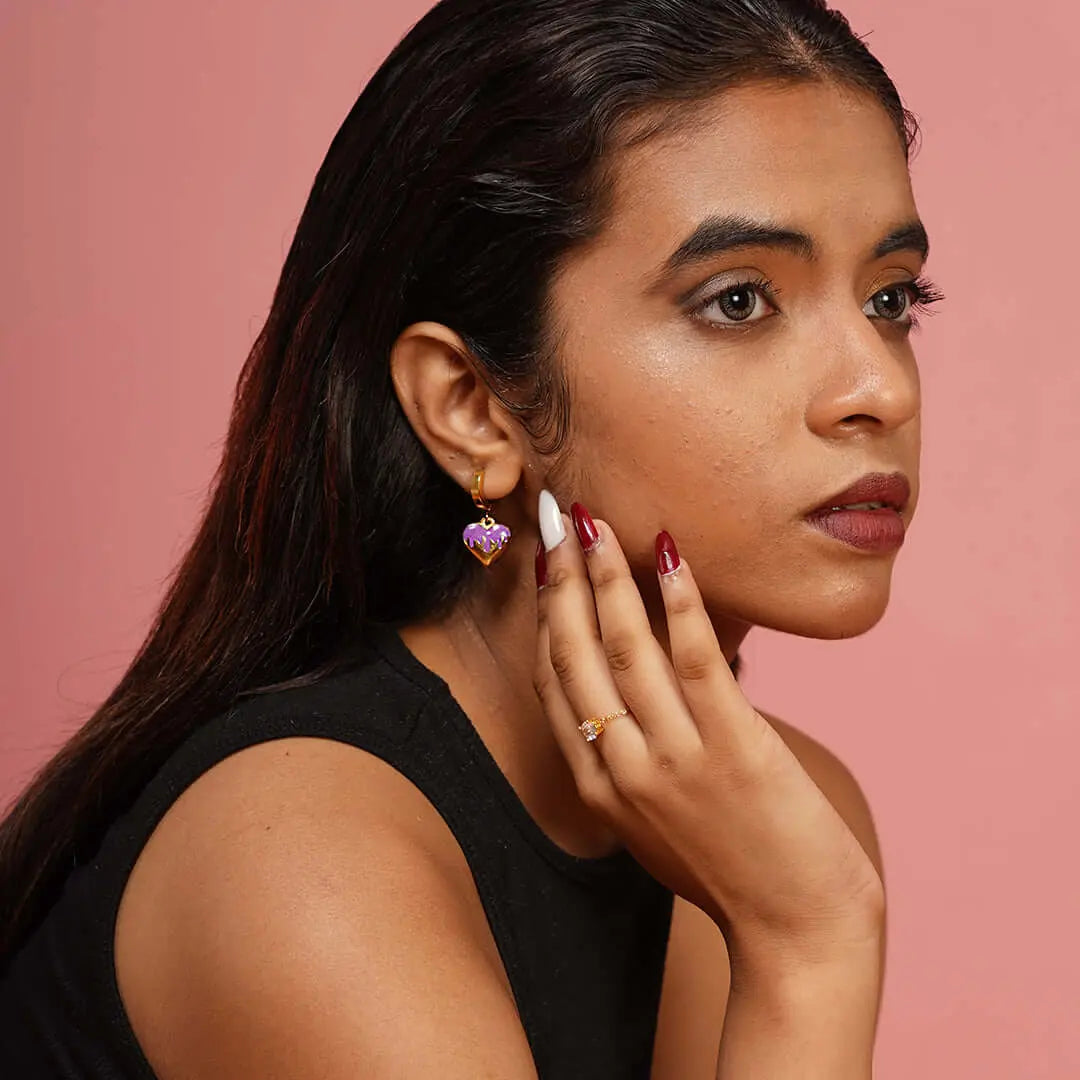 Eternal Heart Earrings | Tvayi