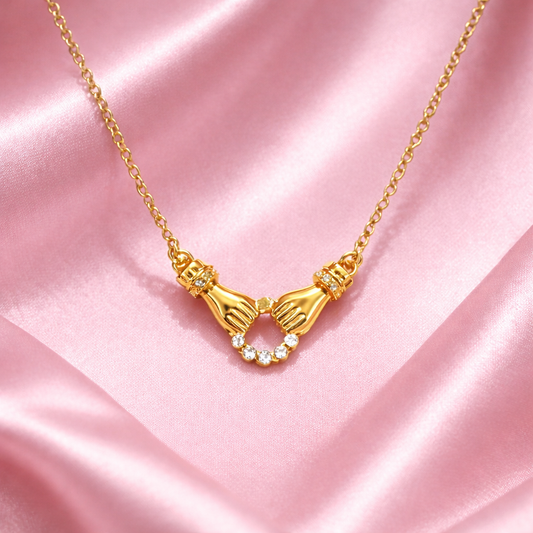 Harris Reed “In Good Hands” Necklace – 18K Gold-Plated Demi-Fine Jewellery | Tvayi