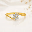 Flora Diamond Bloom Ring in 9KT Gold | Tvayi