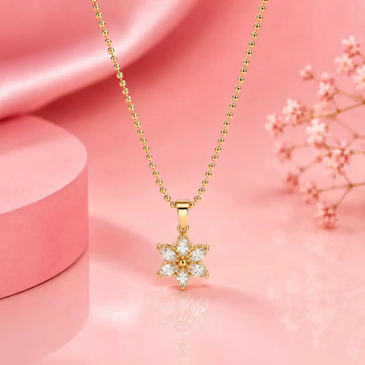 Flora Gleam Pendant Necklace Tvayi