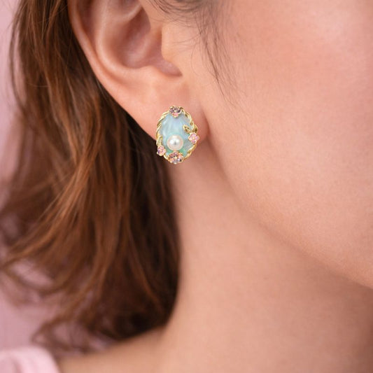 Flora Pearl Bloom Earrings – Gold-Plated Demi-Fine Jewellery | Tvayi