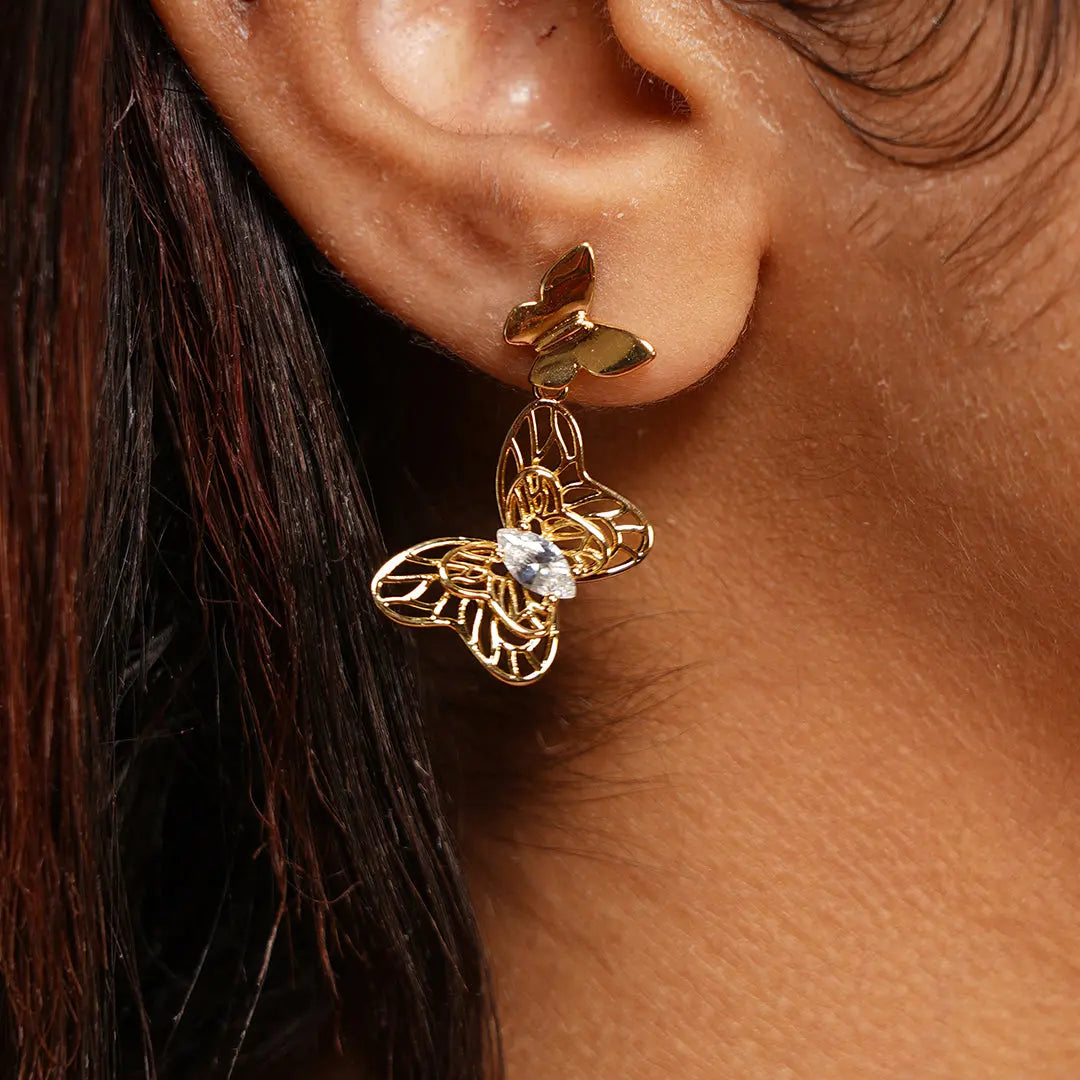 Flutter Charm Earrings | Tvayi